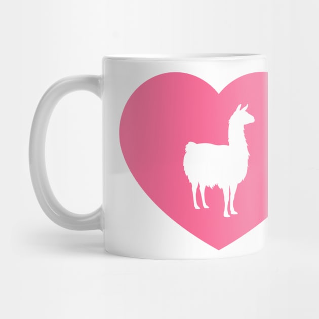 Llama Heart by Ombre Dreams